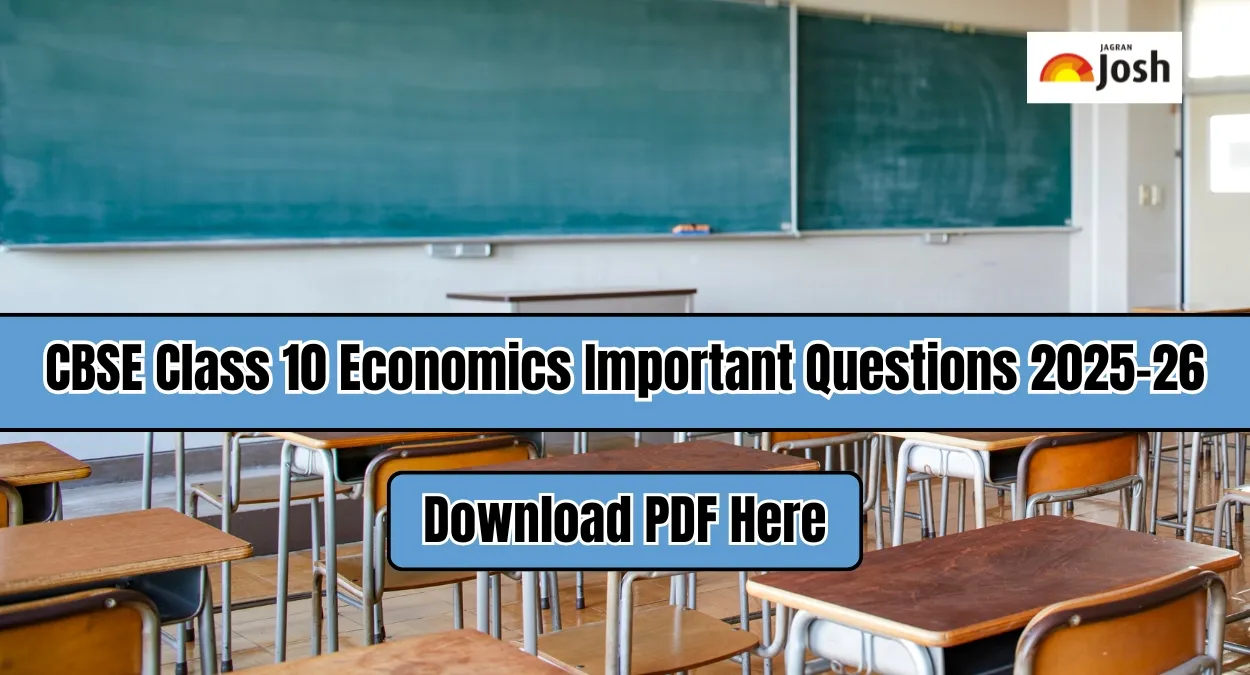 CBSE Class 10 Economics Important Questions 2025–26